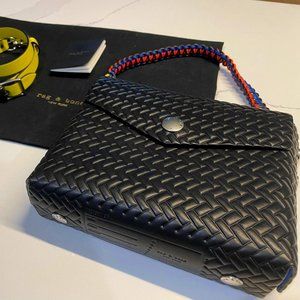 NWT - Rag & Bone Atlas (RARE) Braided Leather Shoulder/Crossbody Bag
